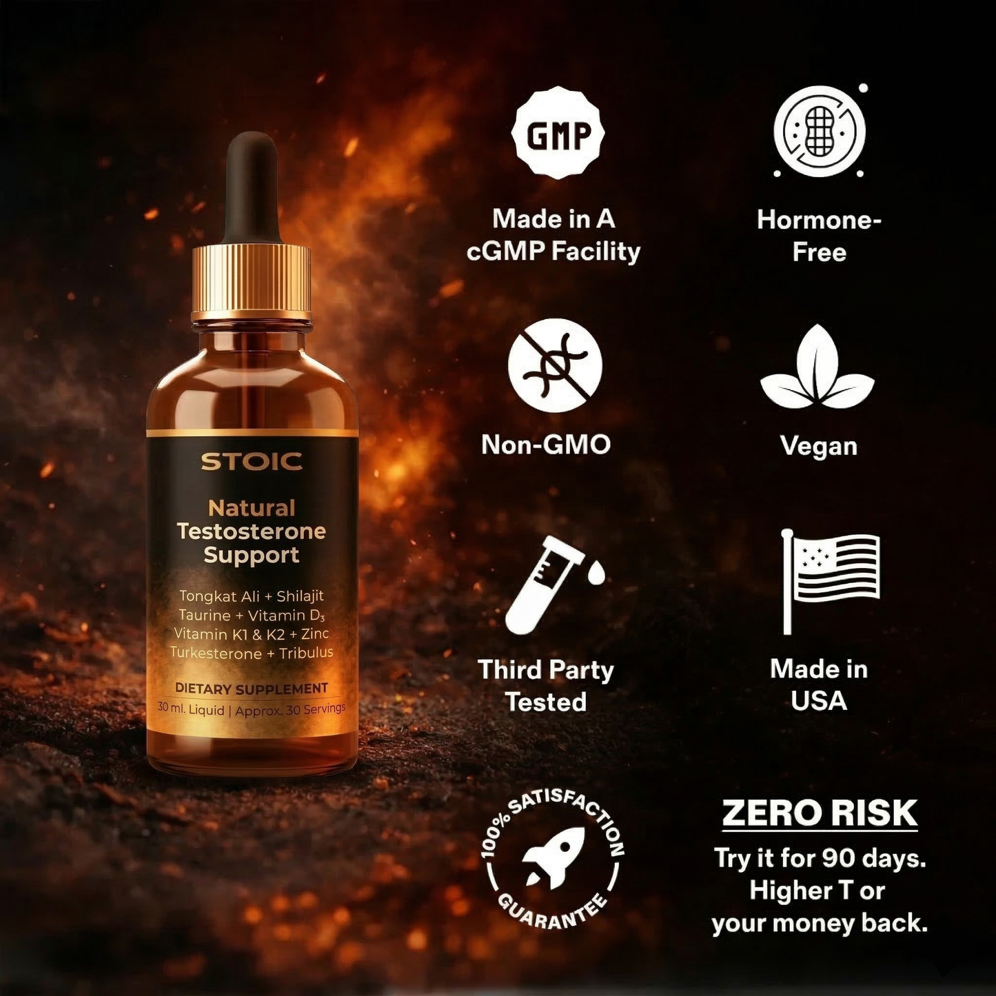 Natural Testosterone Support Complex